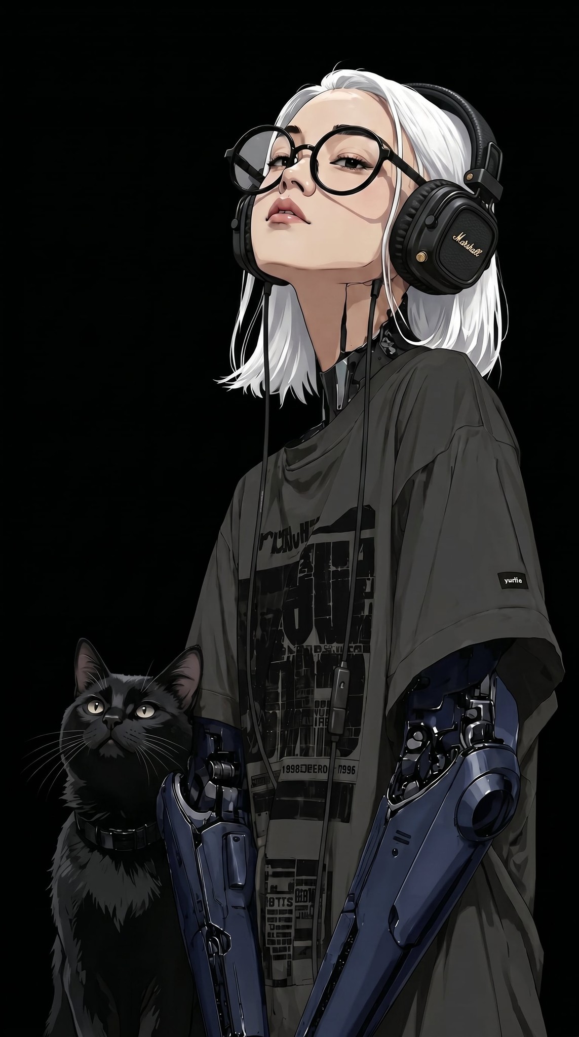 Black Cat Mechanical Arms Character Edit