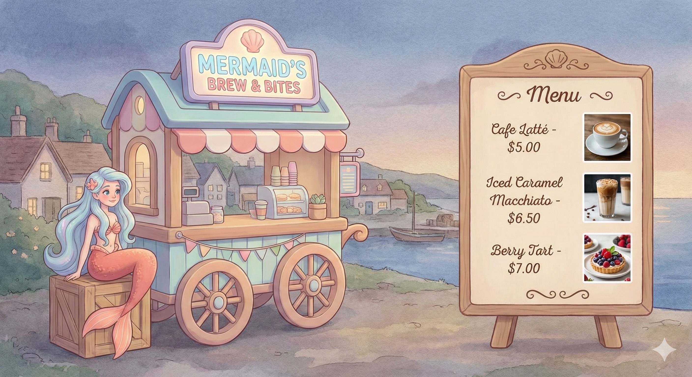 Dreamy Mermaid Café