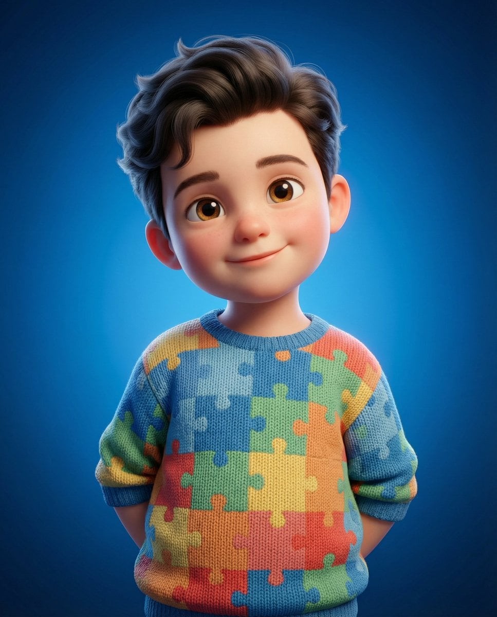 Soft Round Childlike 3D Character