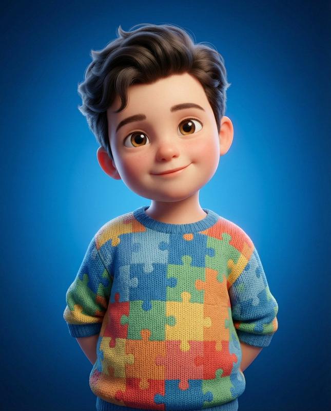 Soft Round Childlike 3D Character