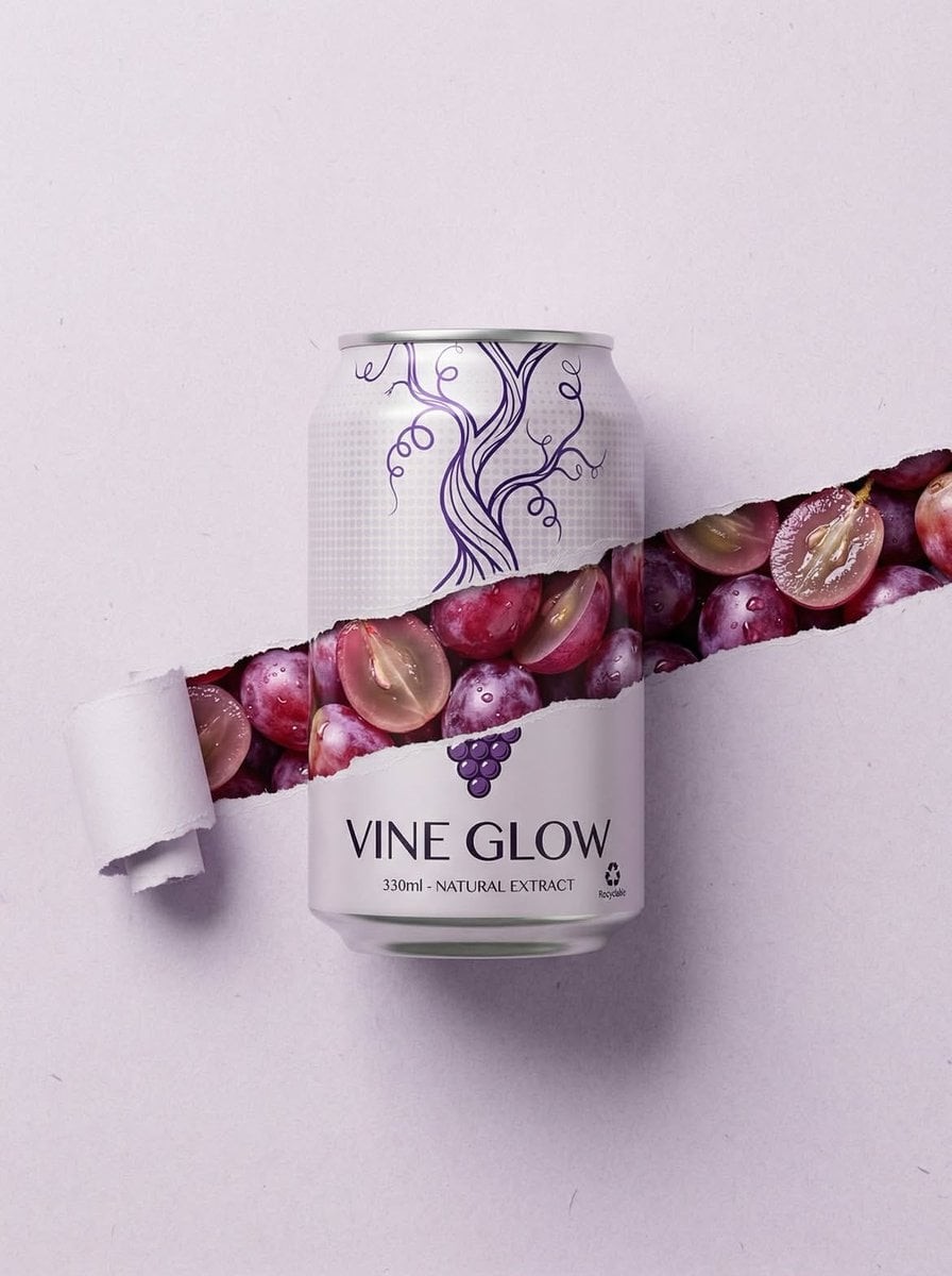 Grape Can Vine Glow
