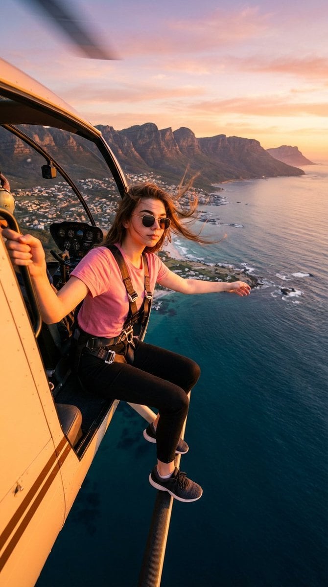 Sunset Helicopter Coastal Adventure