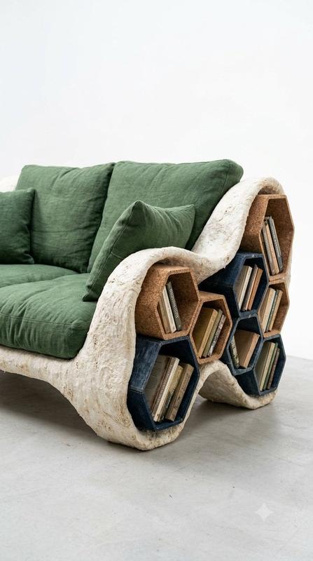 Architectural Bookshelf Seating Designer
