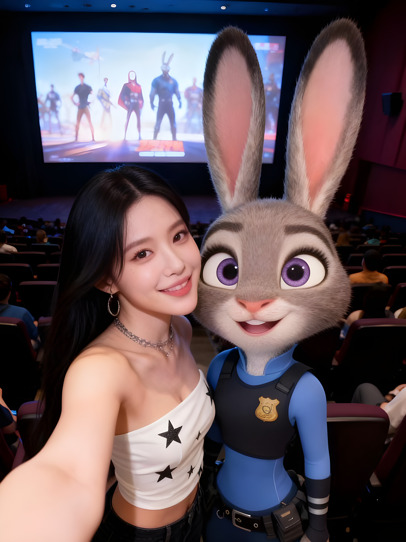 Selfie with Zootopia Characters