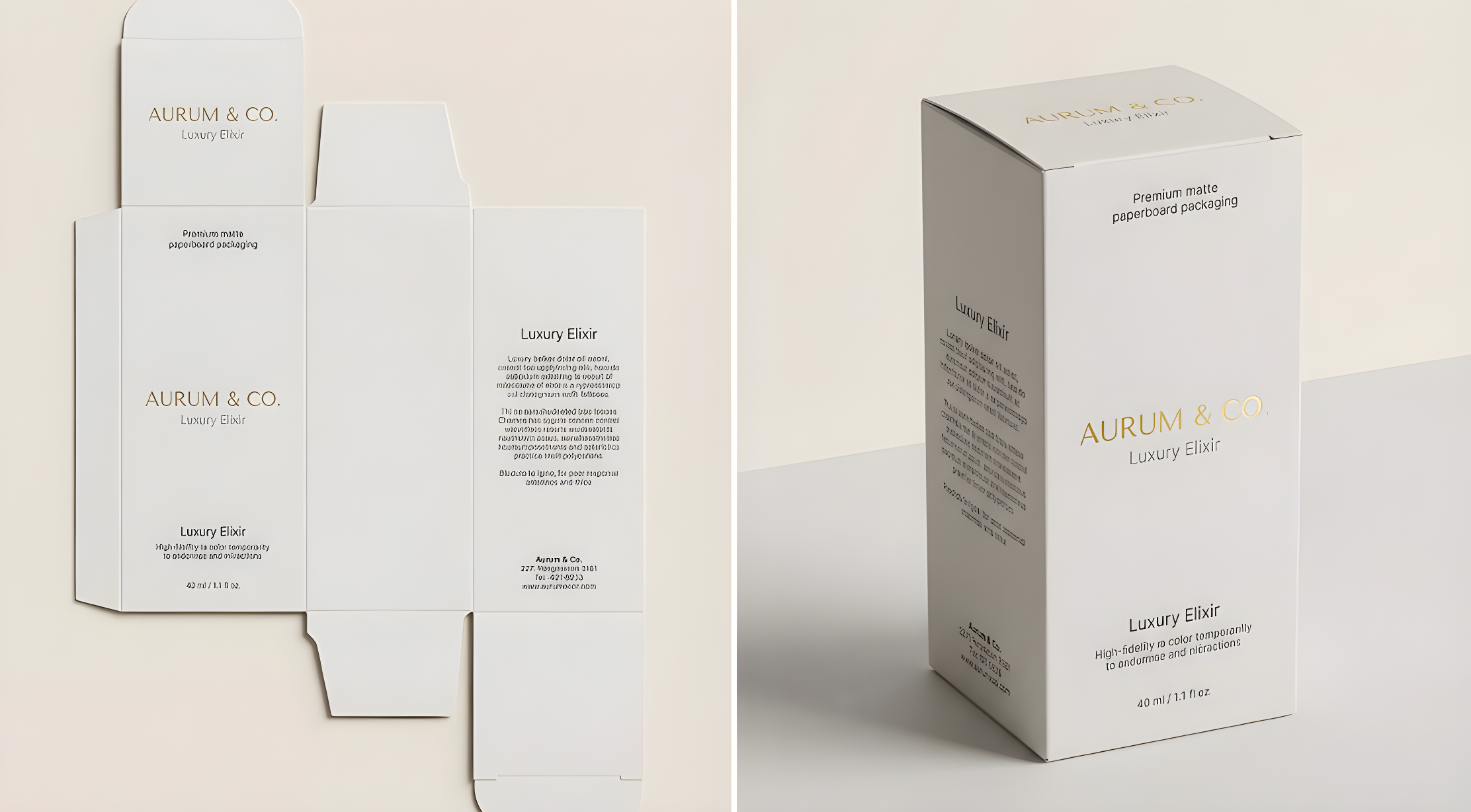 Die-Cut Diagram to 3D Product Visualization