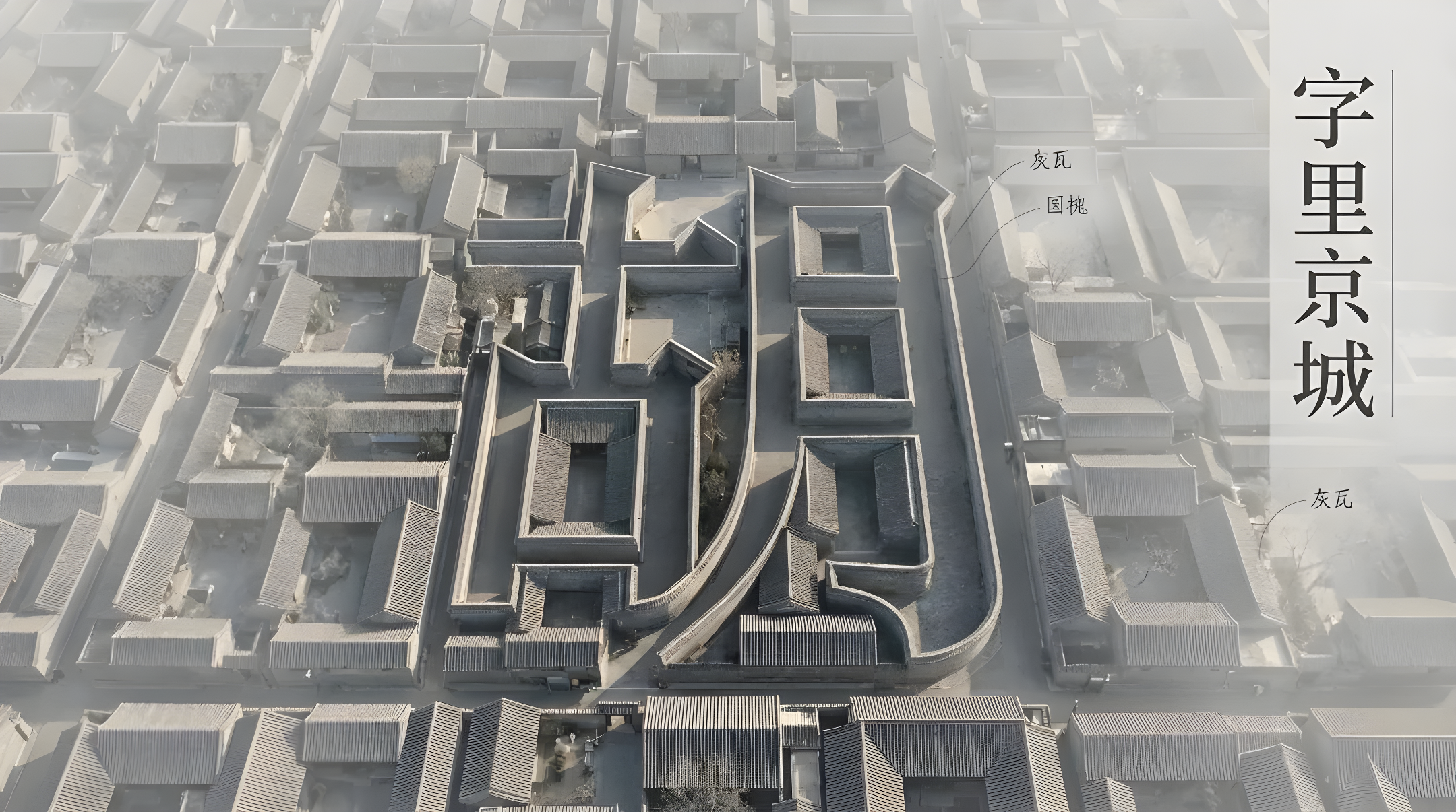Old Beijing Aerial View