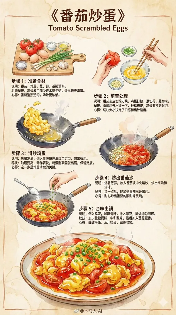 Recipe: Scrambled Eggs with Tomatoes