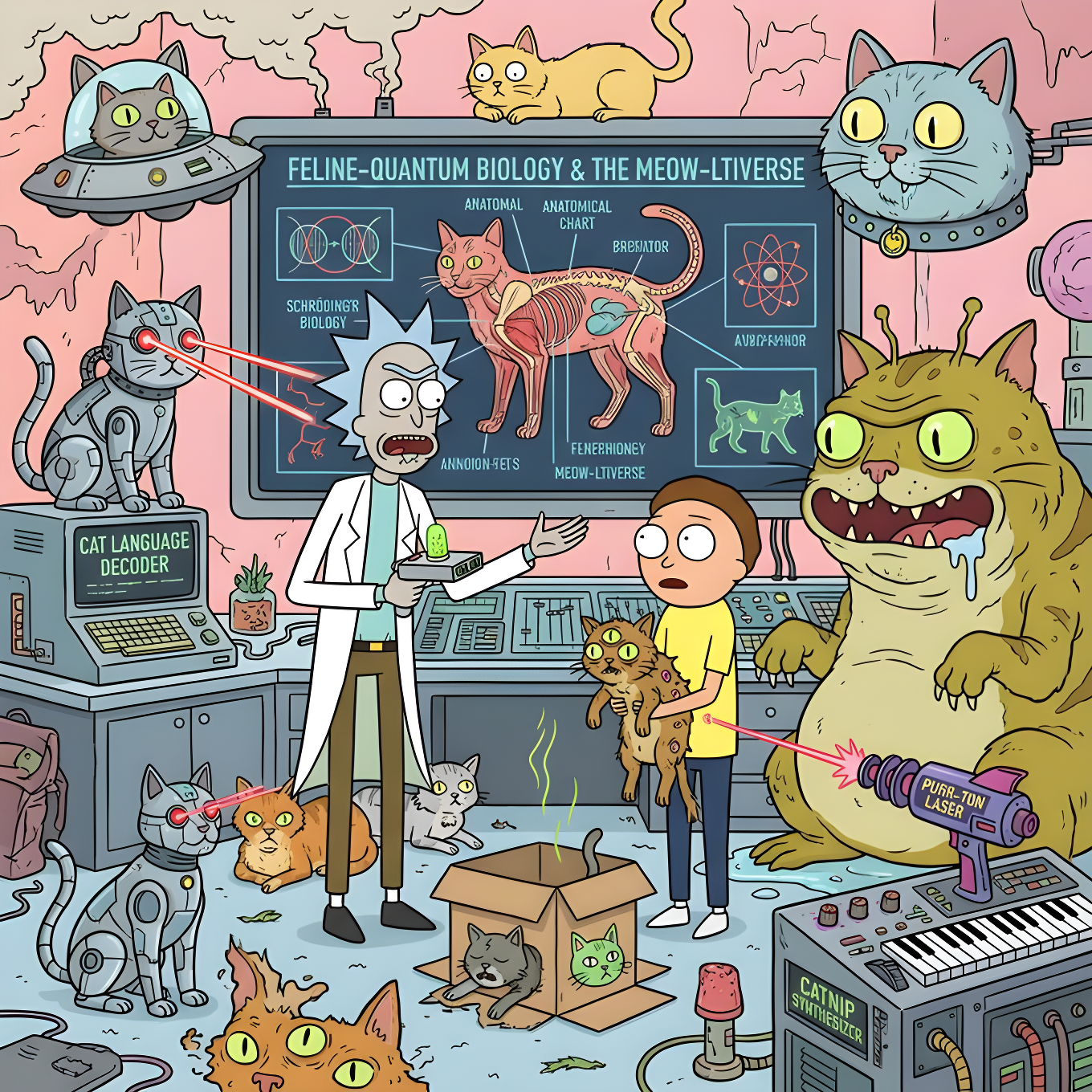 Rick and Morty Style Card