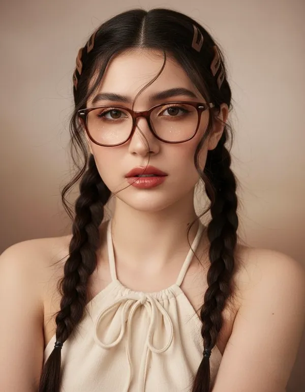 Hyperrealistic Close-Up Portrait