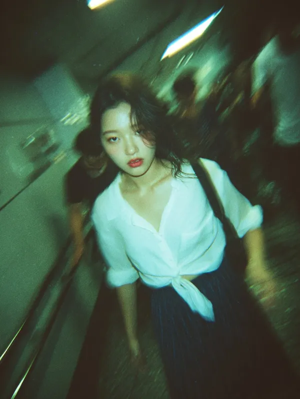 Beauty in Tokyo Subway Stairwell
