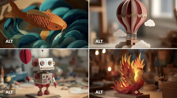3D Paper Artwork