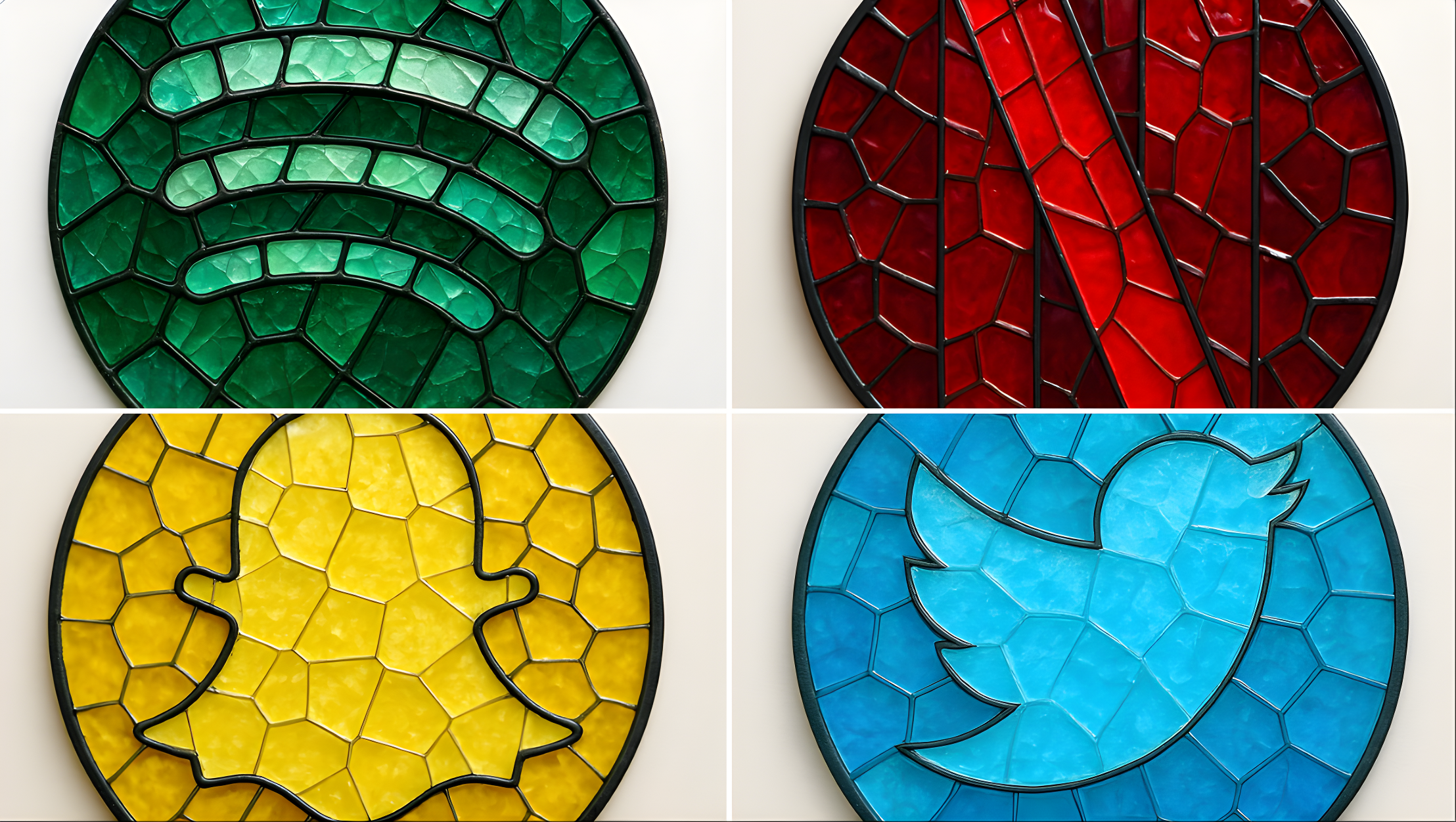 Mosaic Stained Glass Emblem