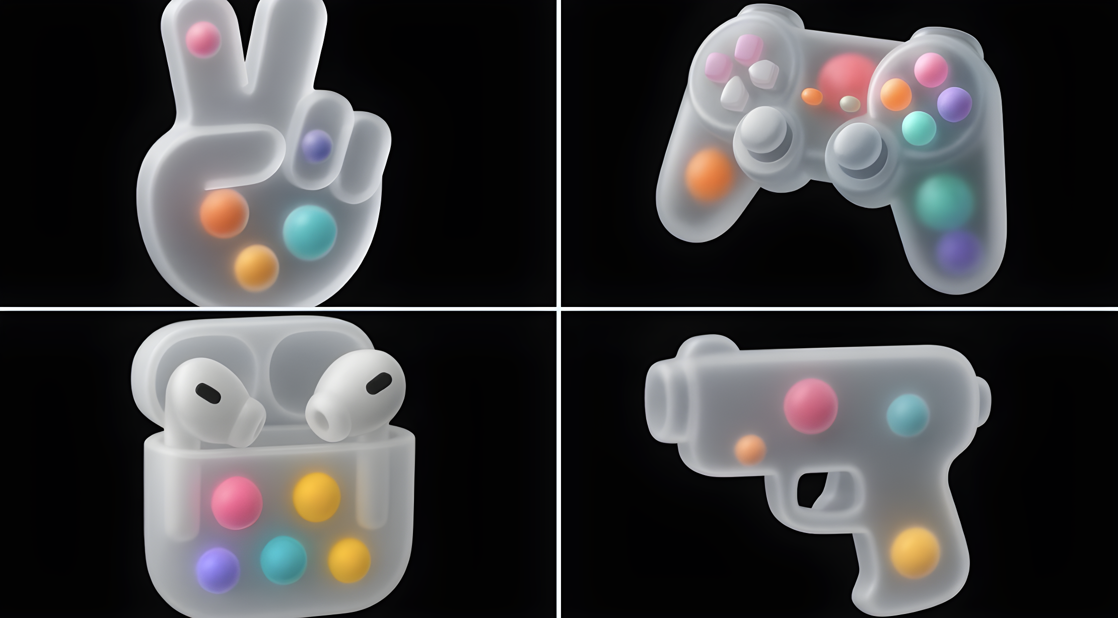 Frosted Bubble 3D Icon