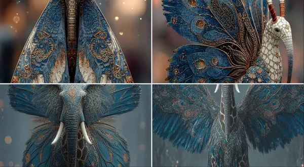 Surreal Bird Fantasy