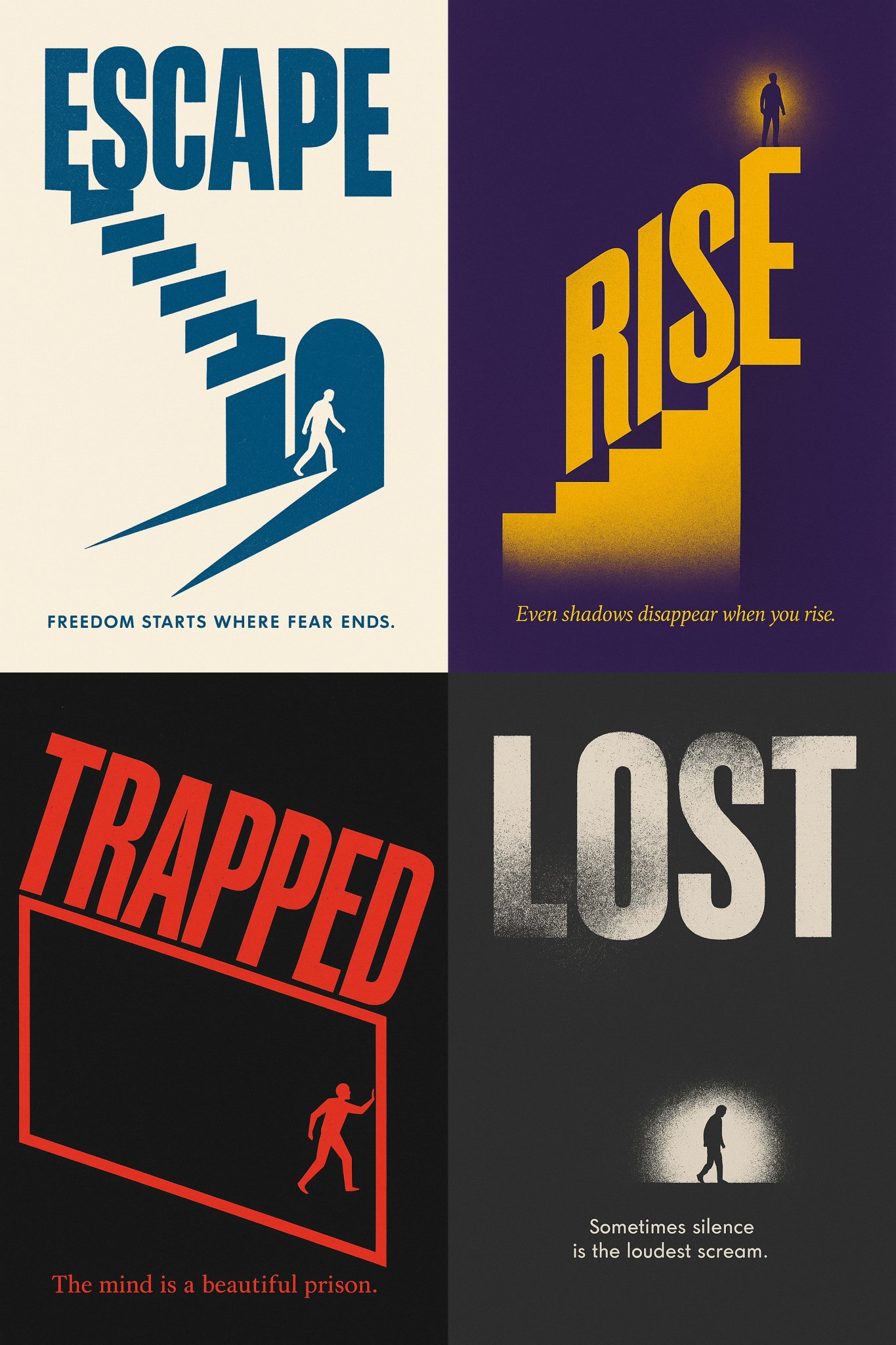 2D Word Poster Art