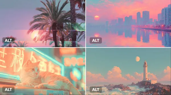 Dreamy Vaporwave Distortion