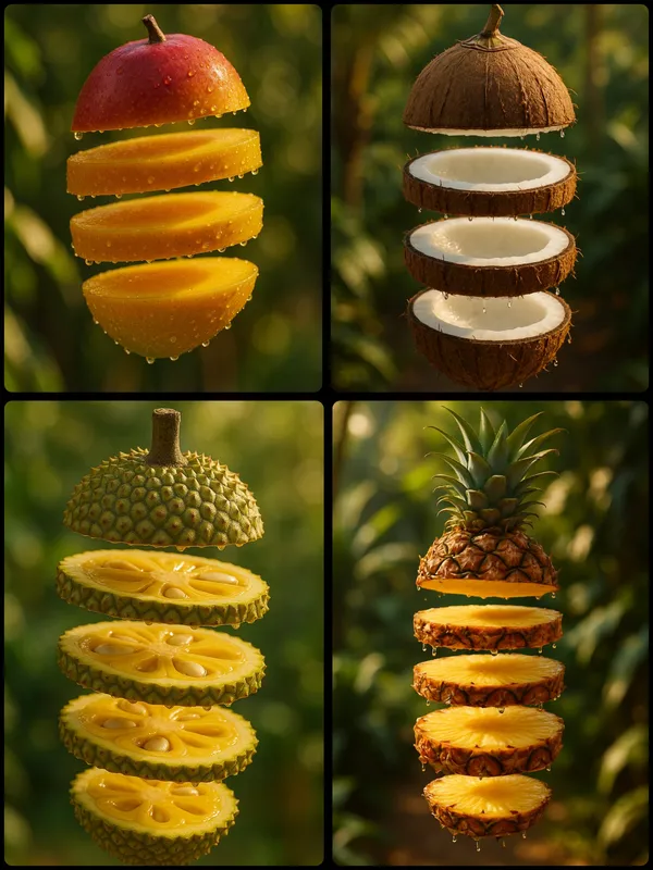 Creating Levitating Sliced Fruit