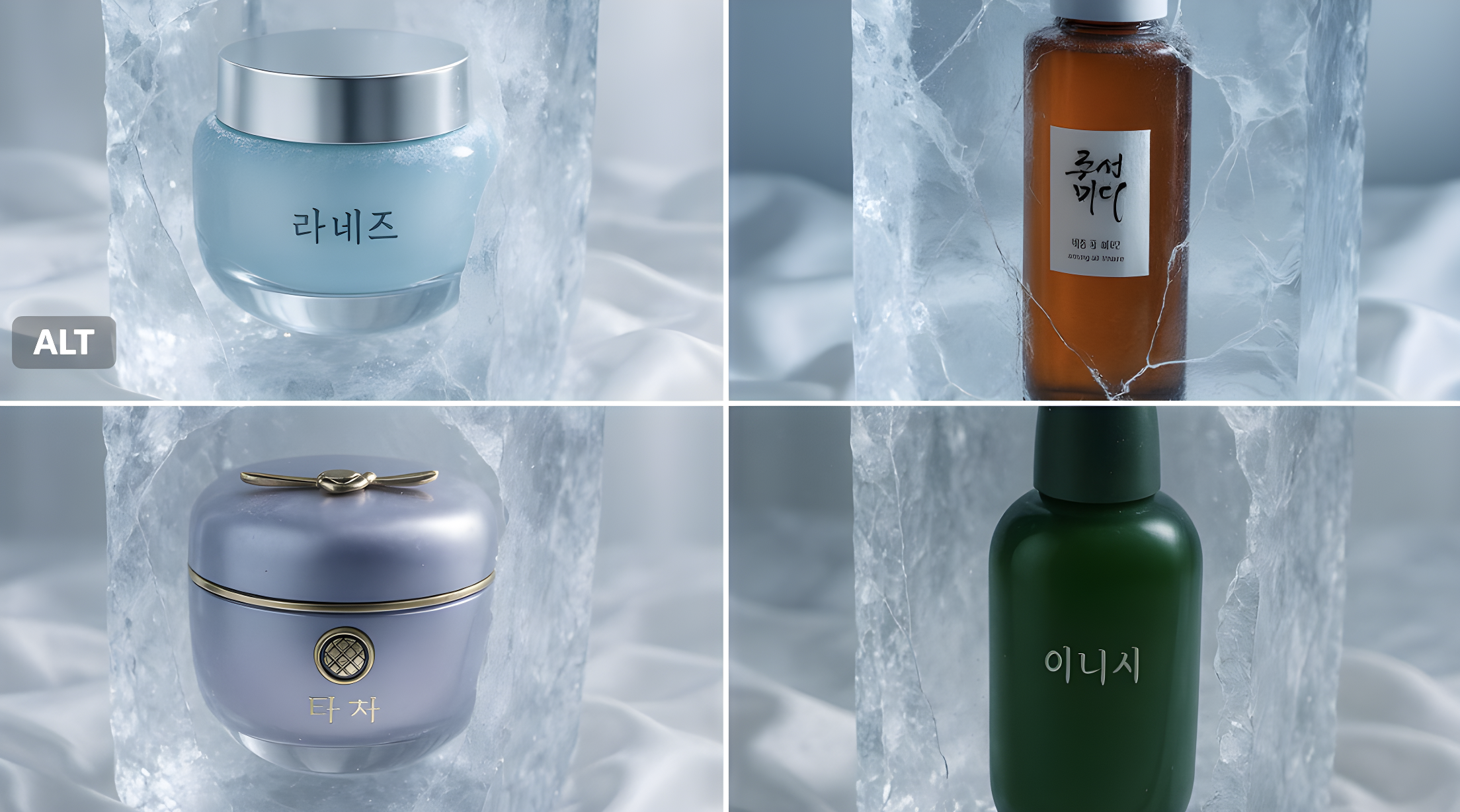 Icy Elegant Product Poster