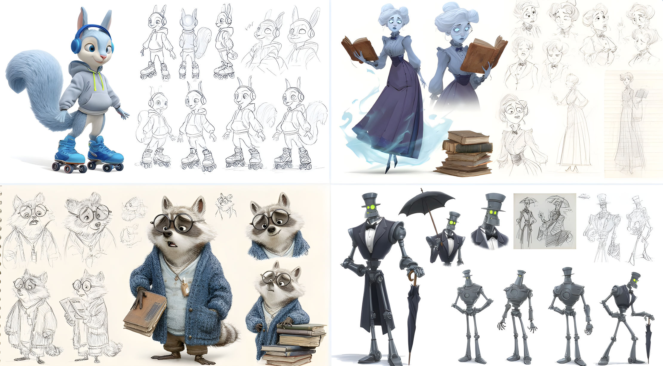 Pixar-Style Character Sheet