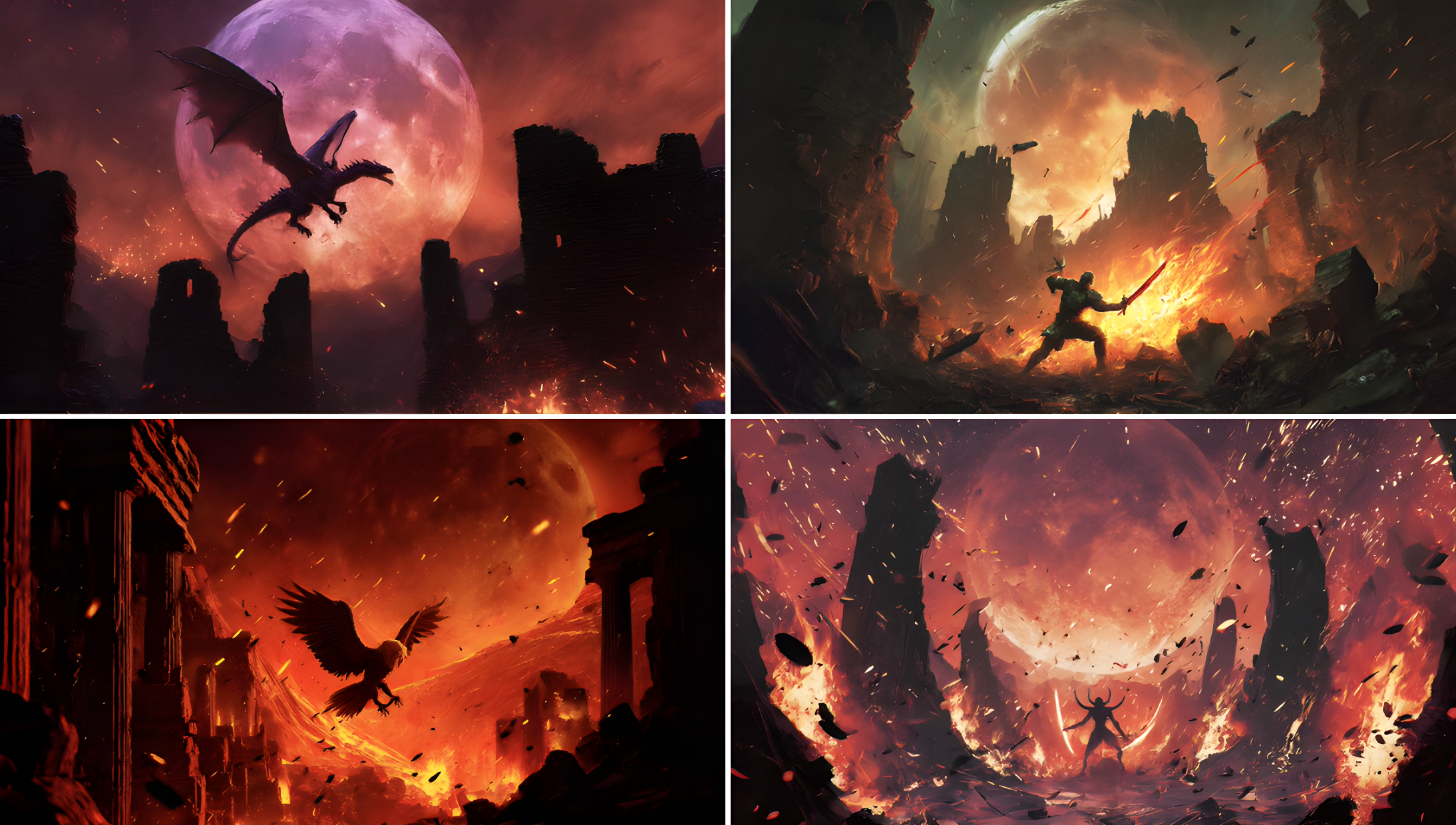 Duel Under the Blood Moon