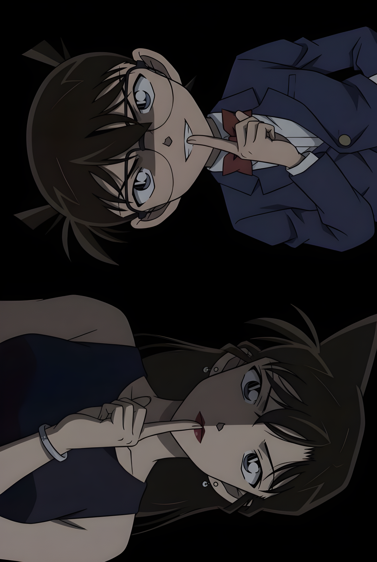 Kudo Shinichi and Mouri Ran
