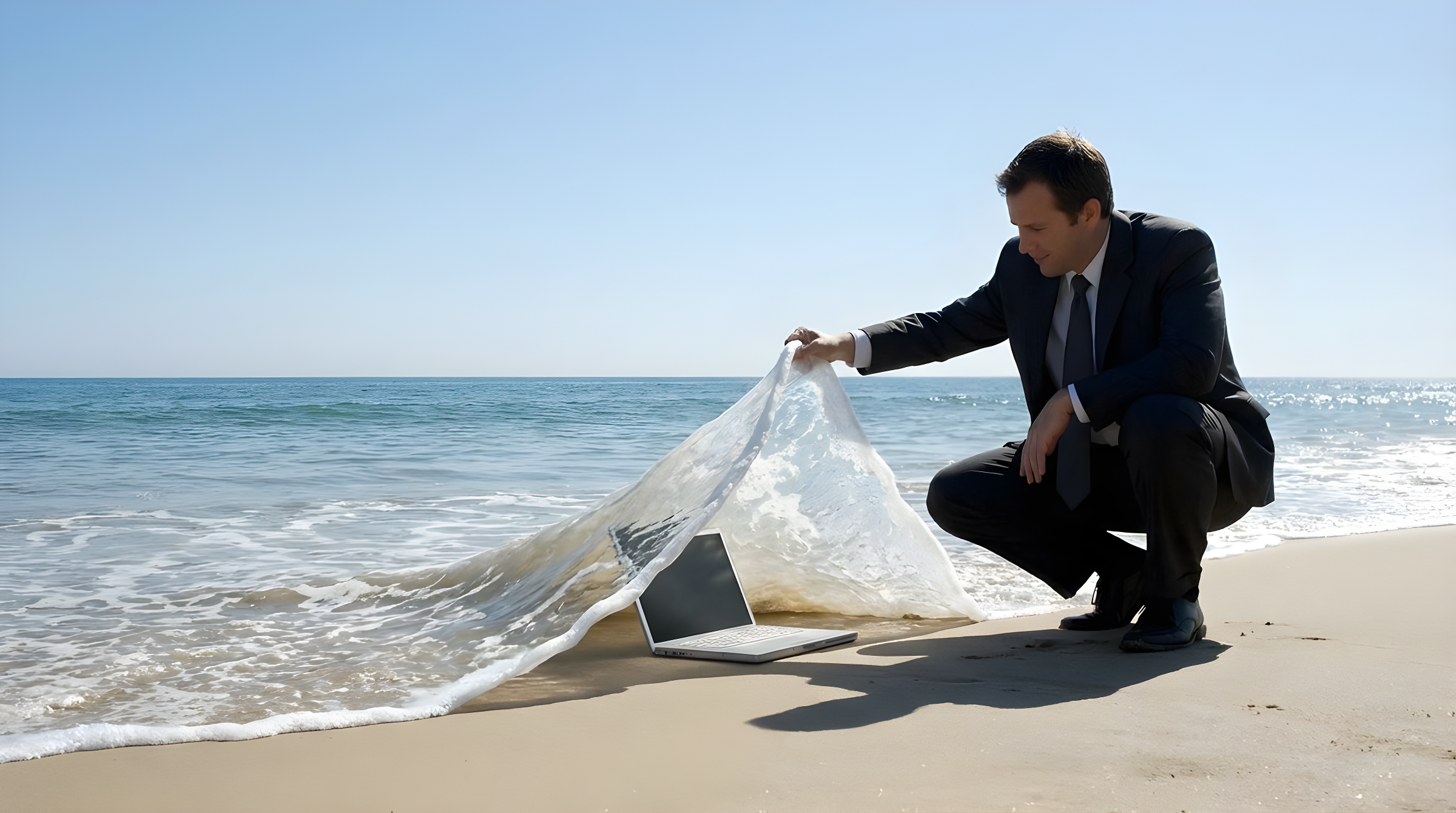 Lift a wave like a carpet
