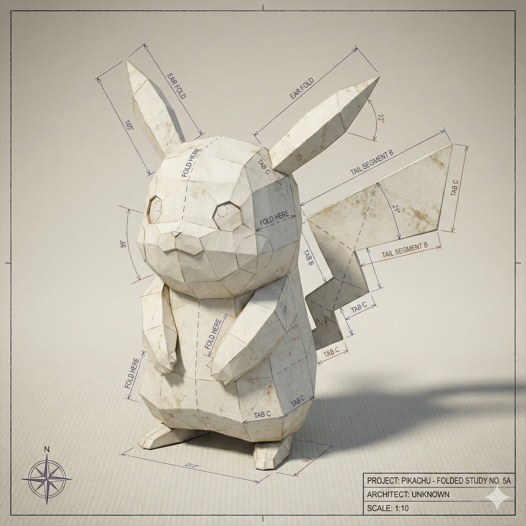 Folded Blueprint — Constructed Character