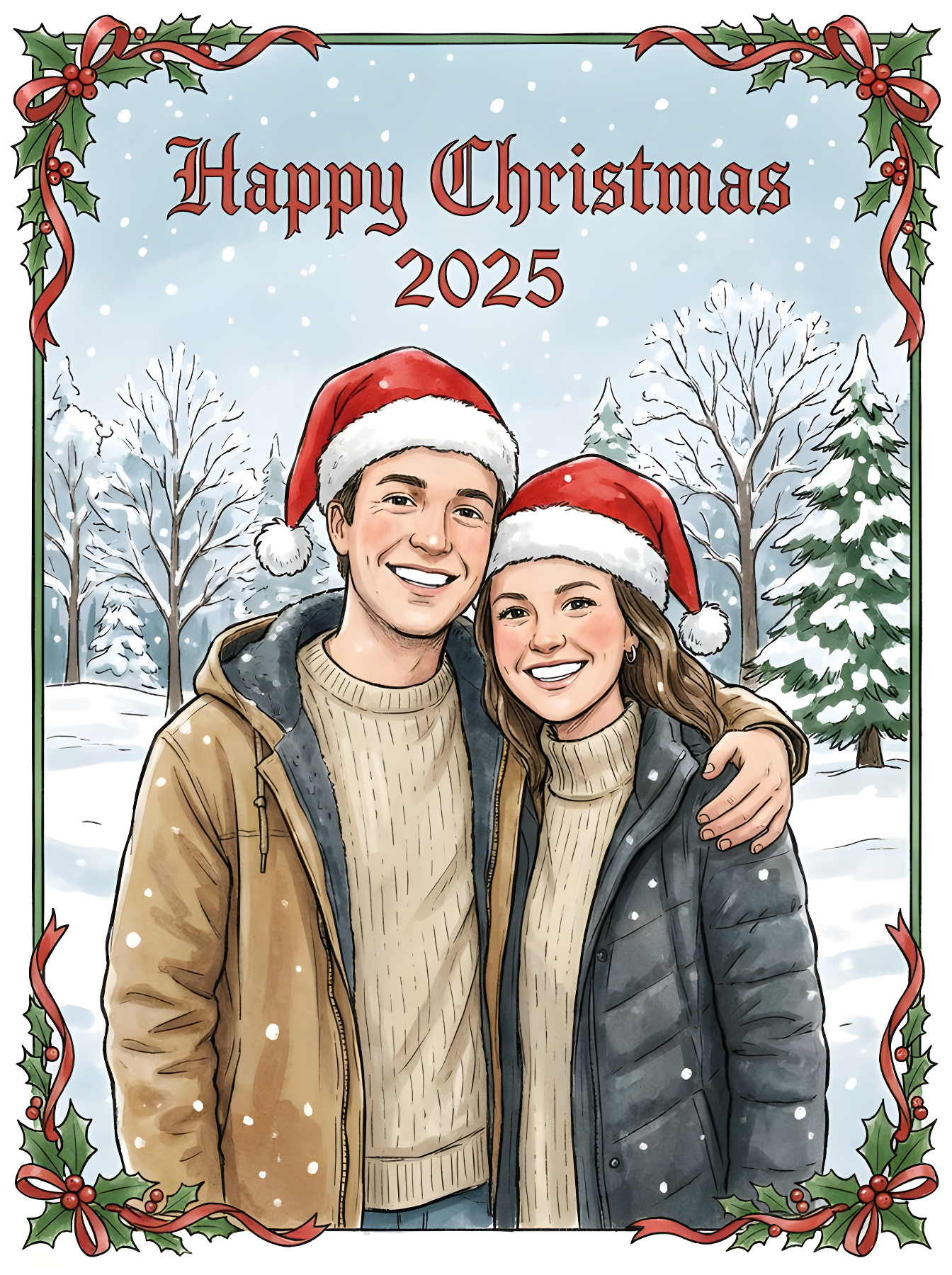 Christmas Greeting Card Design