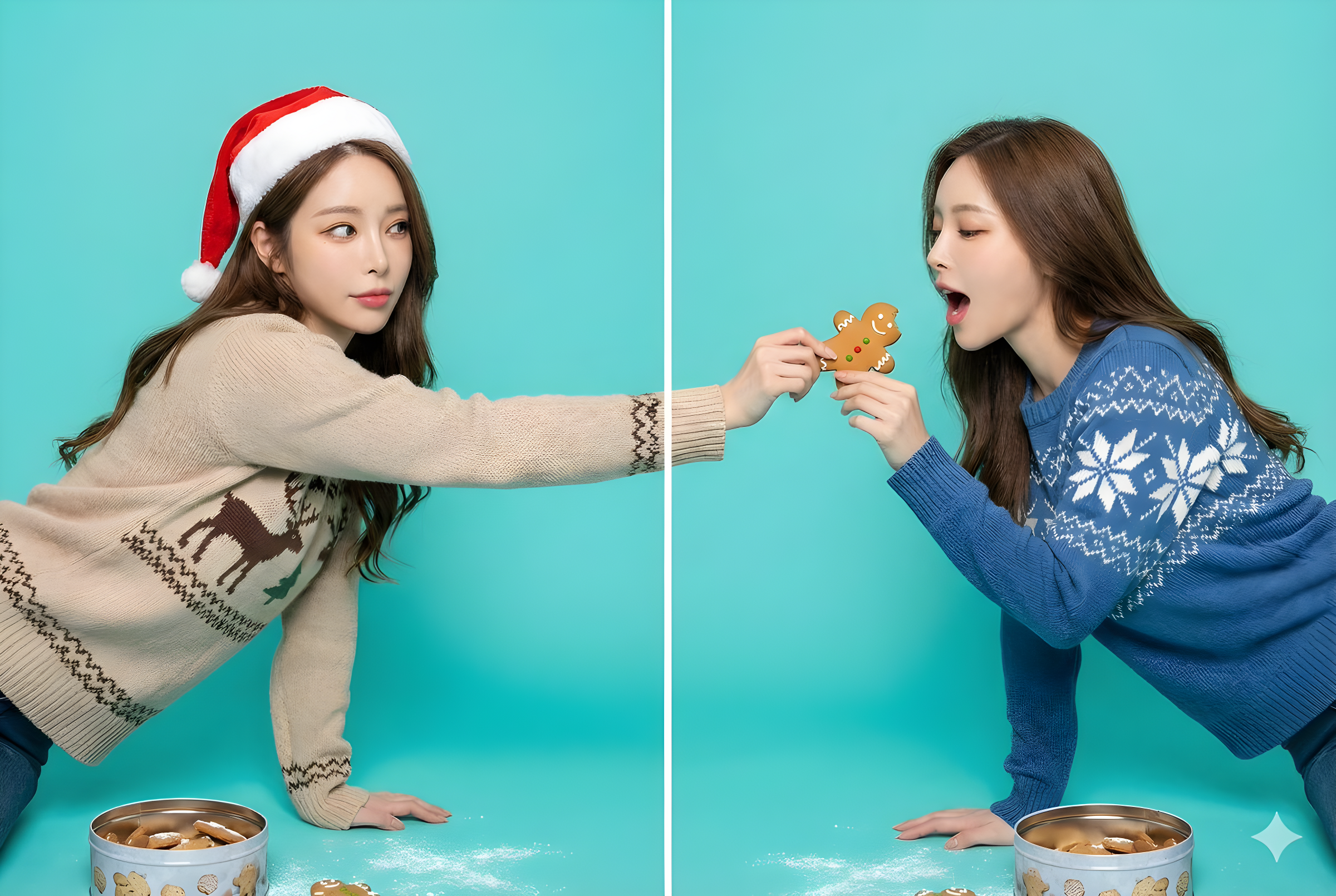 Christmas Special - Gingerbread Cross-Frame Feeding