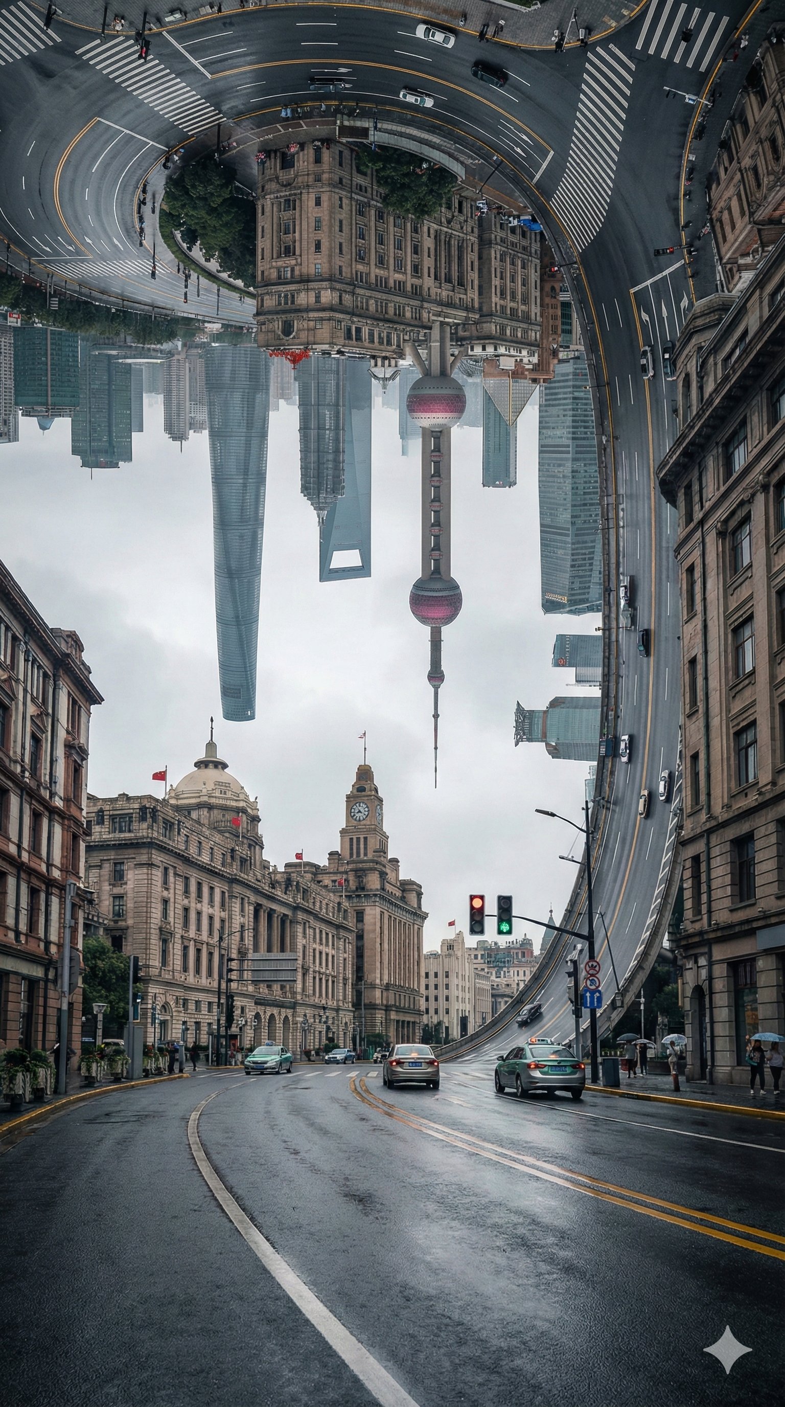 Gravity-Bent City