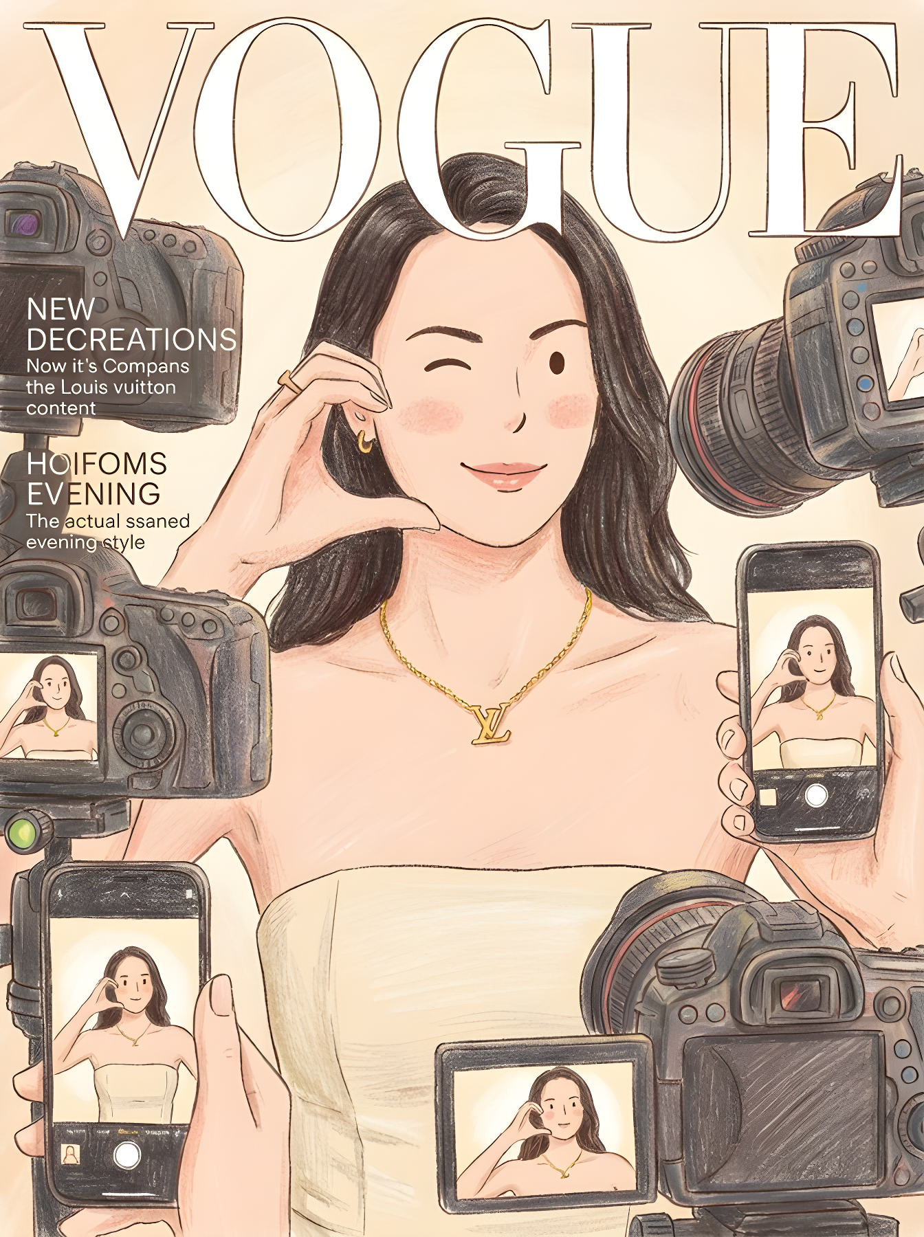 Magazine includes children's drawings
