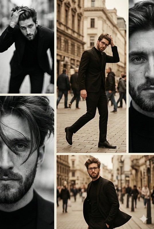 Vintage Street Fashion Collage