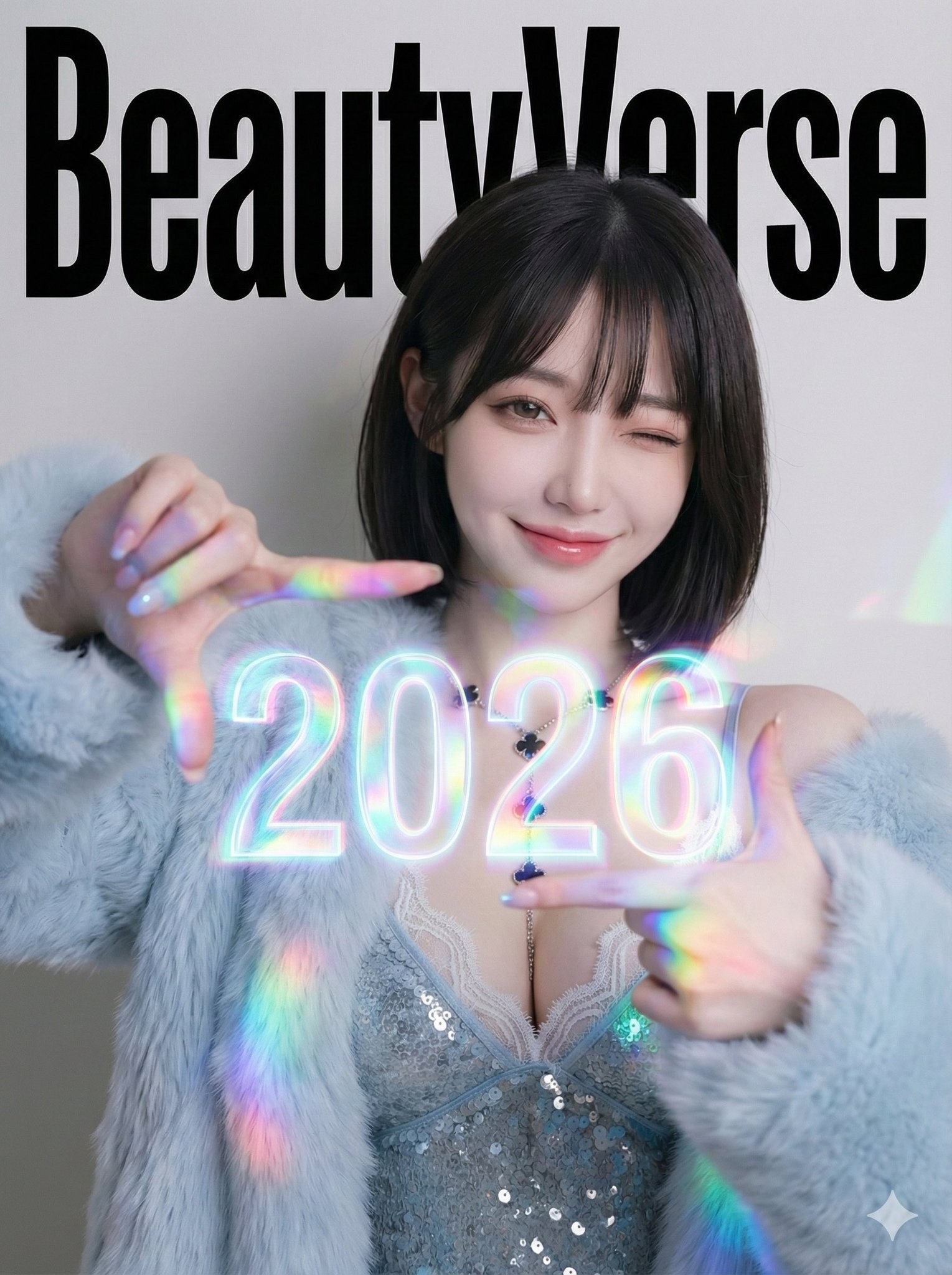 Dazzling Holographic Fashion Editorial