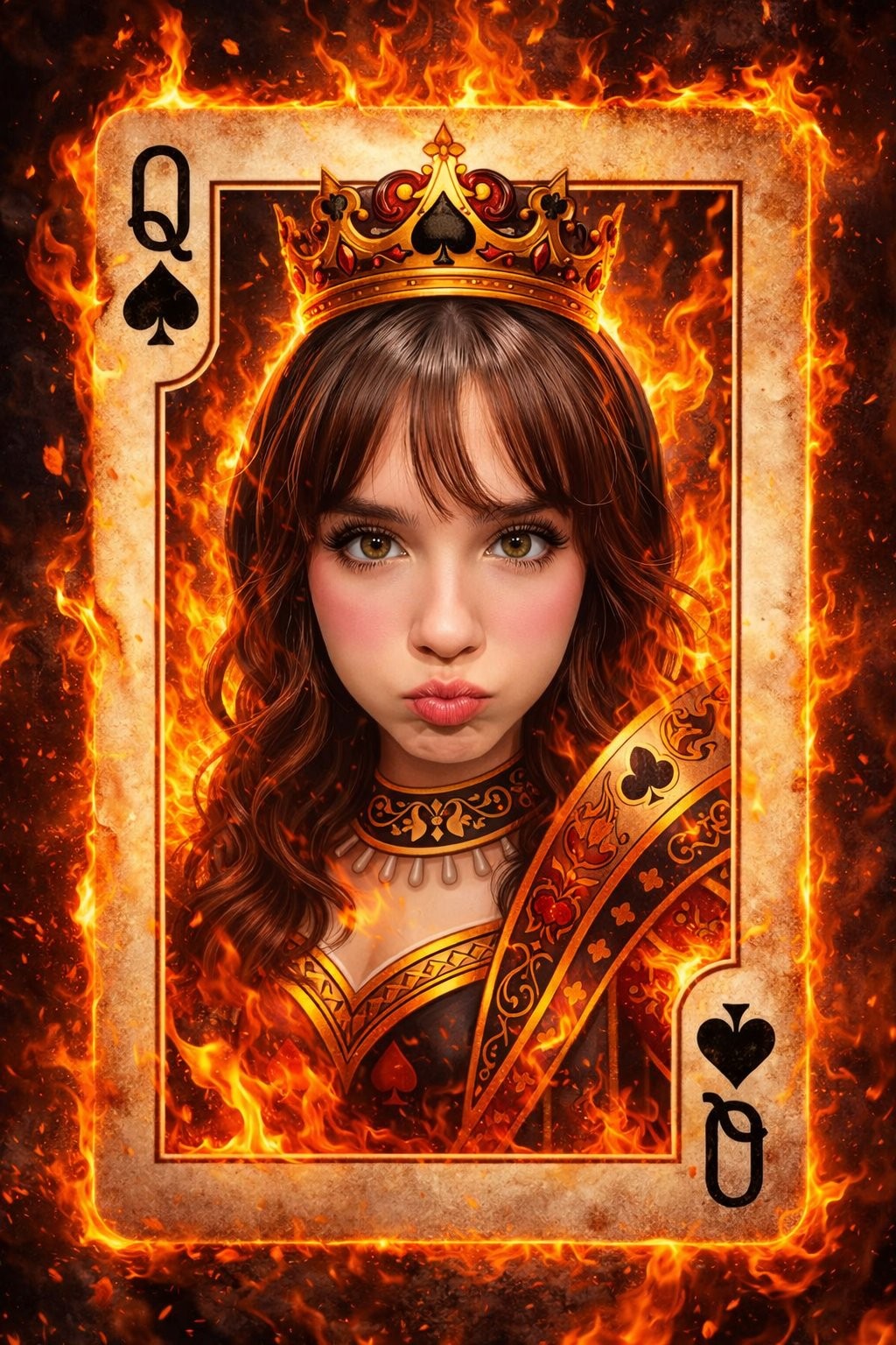 Blazing Queen of Spades