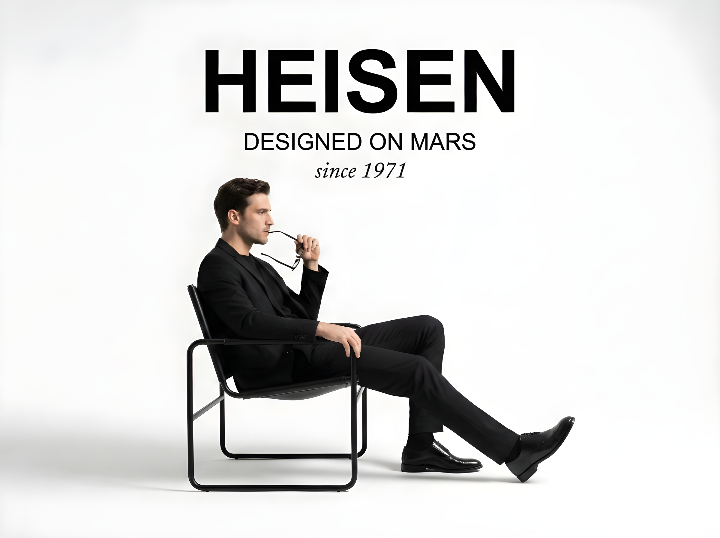 Minimalist Black White Fashion Ad