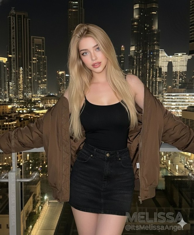Dubai Night Blonde Supermodel