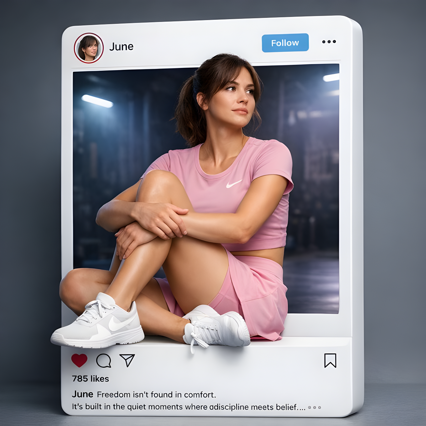 Hyper Realistic 3D Instagram Ad