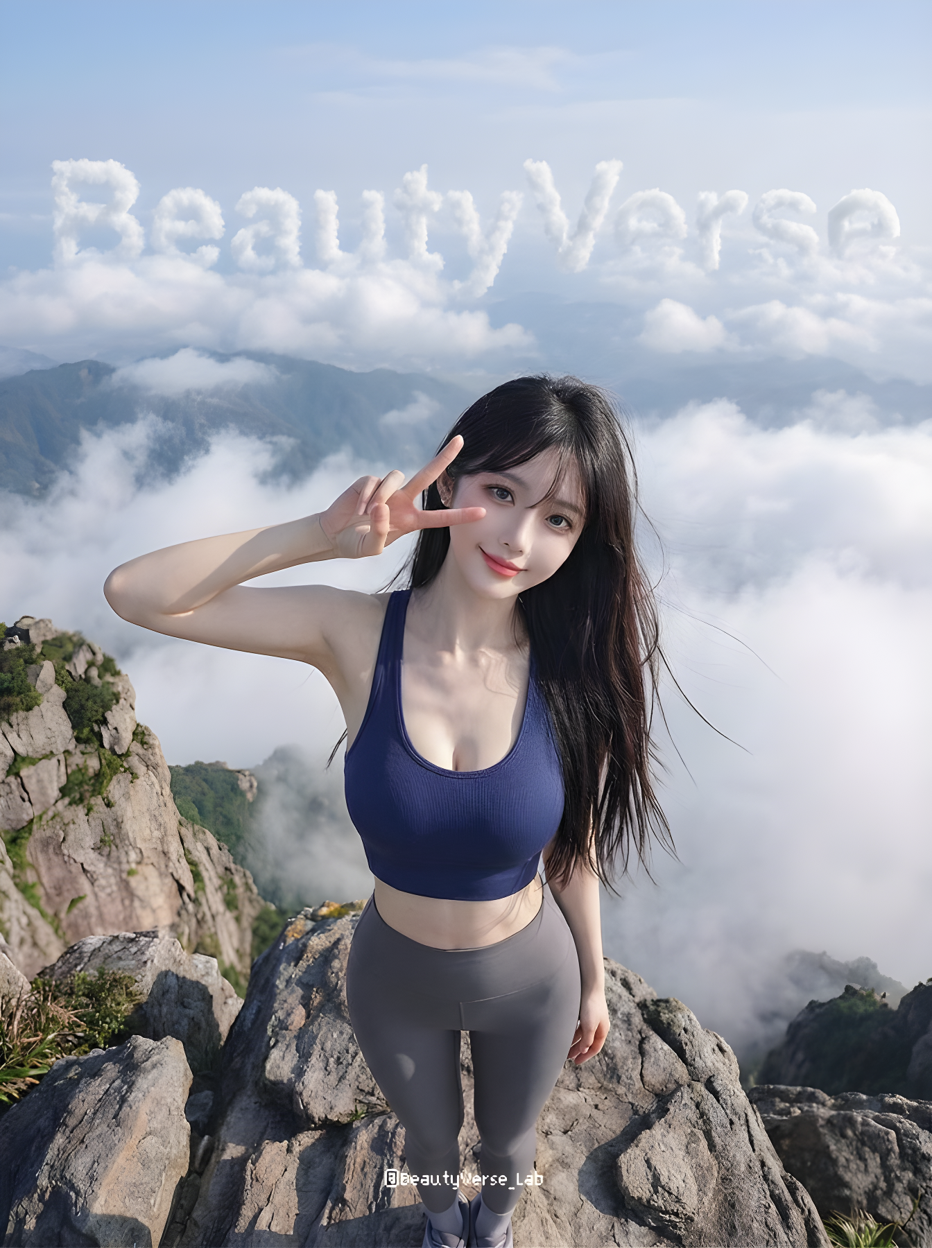 Goddess Peak Selfie