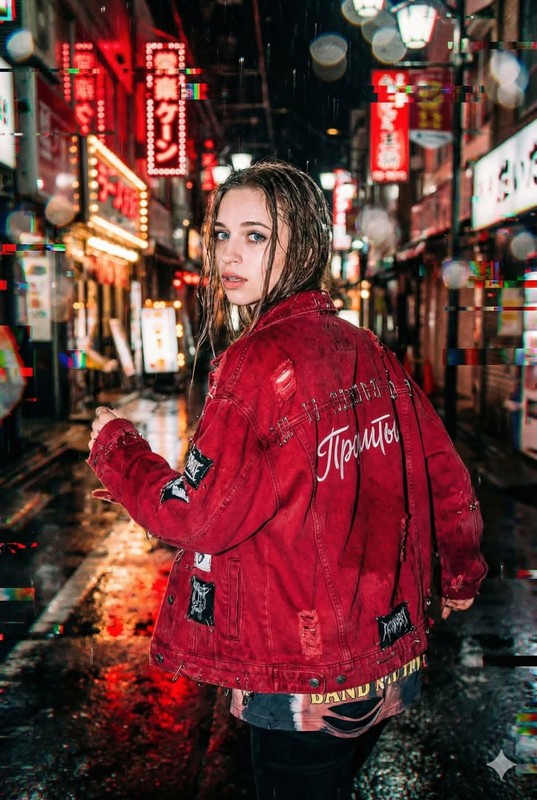 Neo-Tokyo Rain Alley Flash