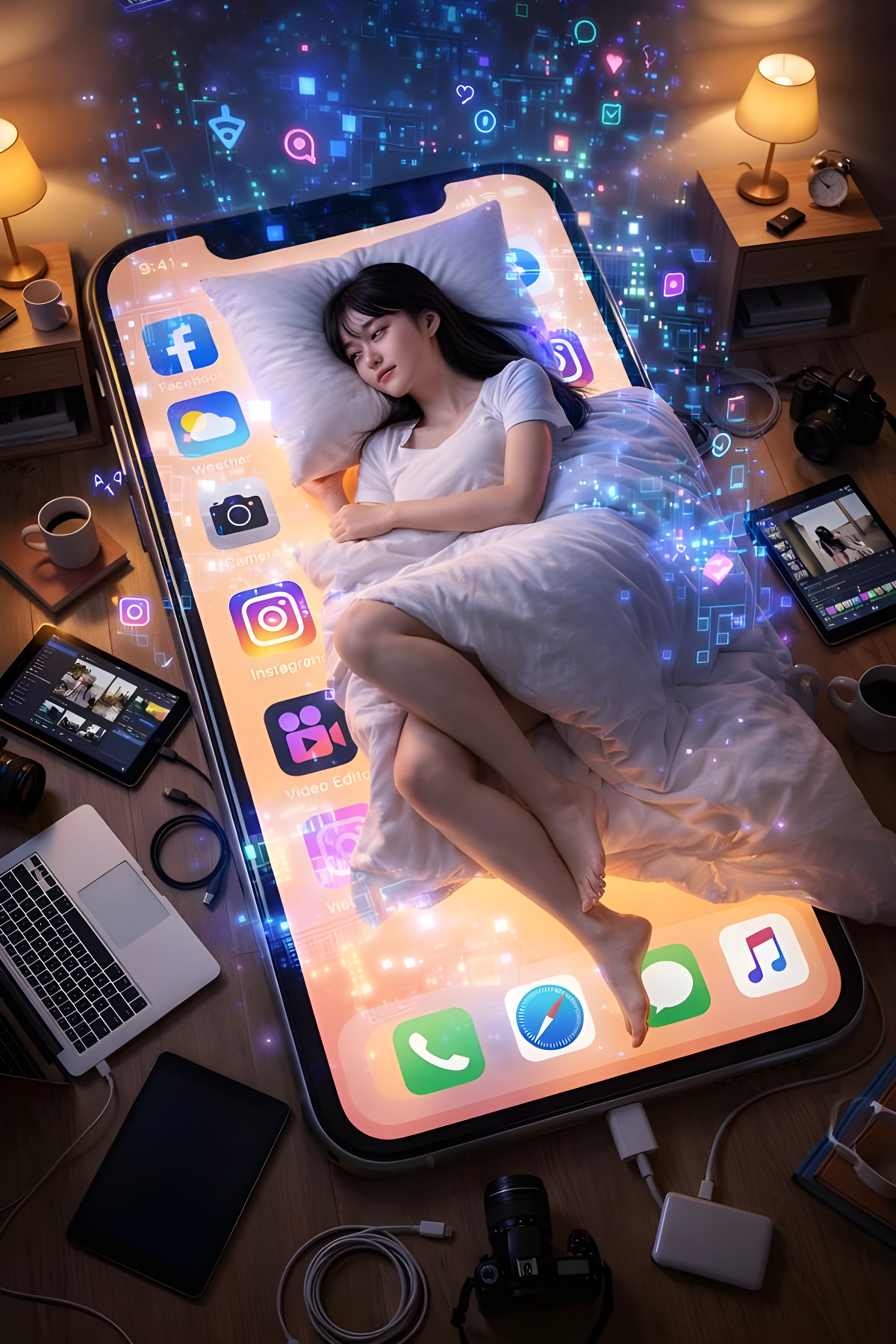 Girl on Phone Dream