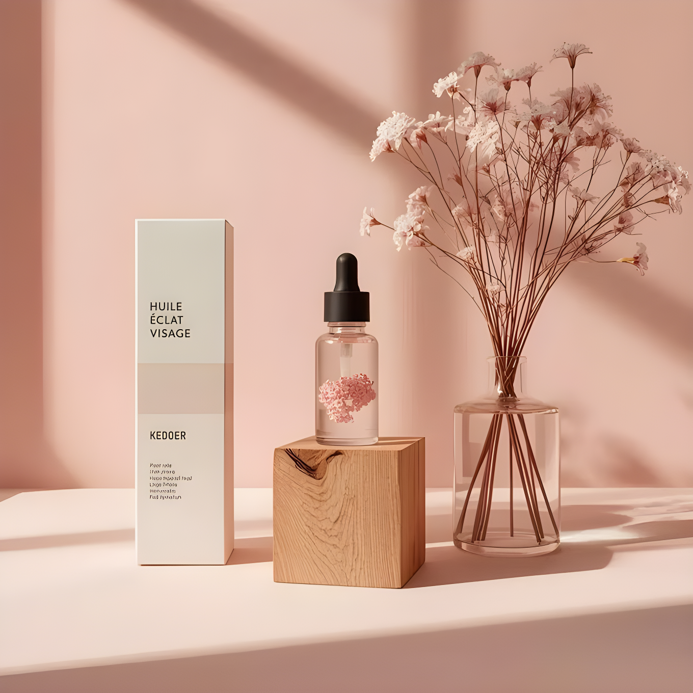 Soft Pink Minimal Skincare