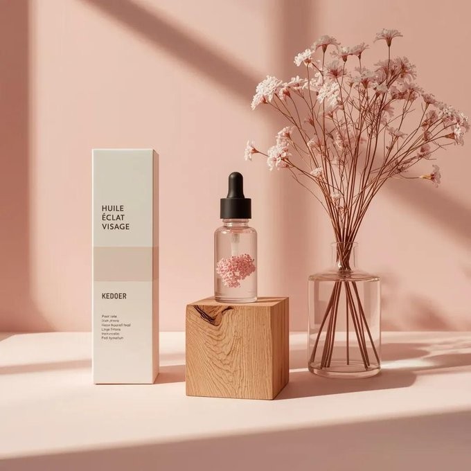 Soft Pink Minimal Skincare