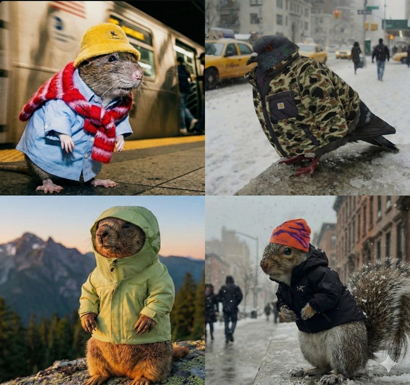 Marmot in Winter Streetwear