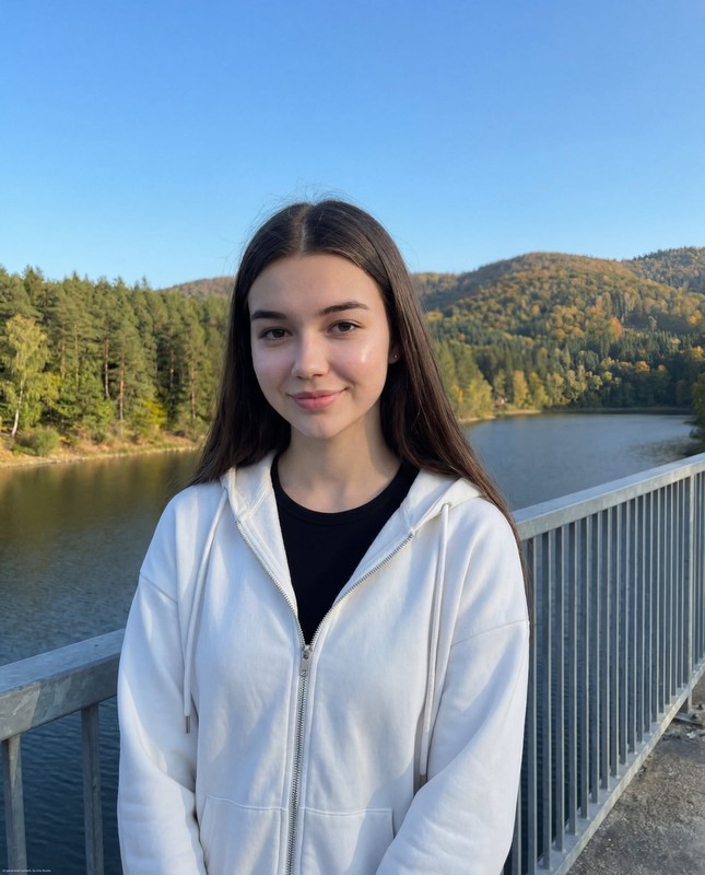 Bridge Over Lake Nature Portrait