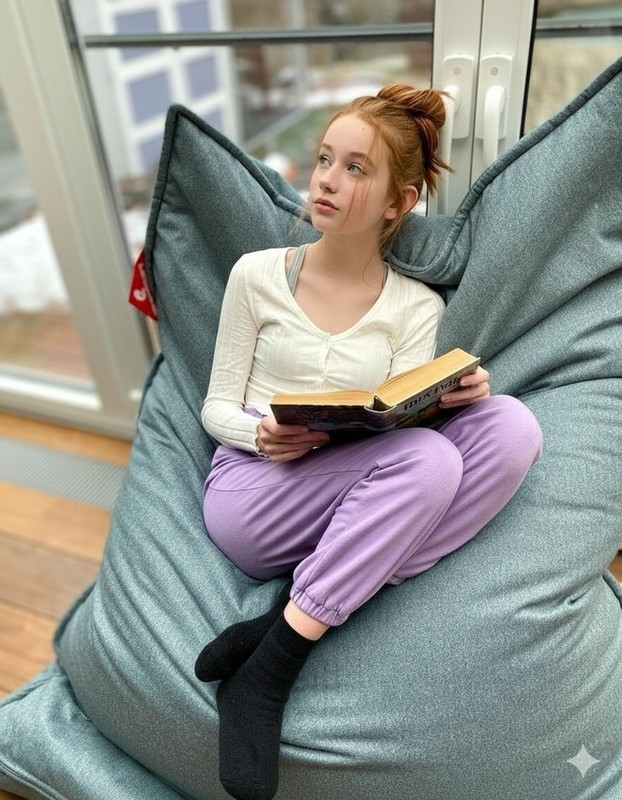 Winter Afternoon Reading by the Window