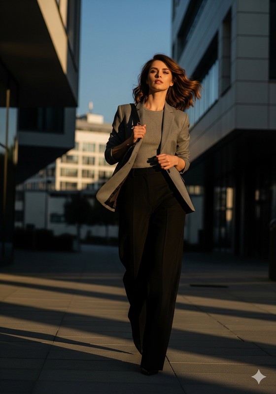 Golden Hour Urban Street Fashion Editorial