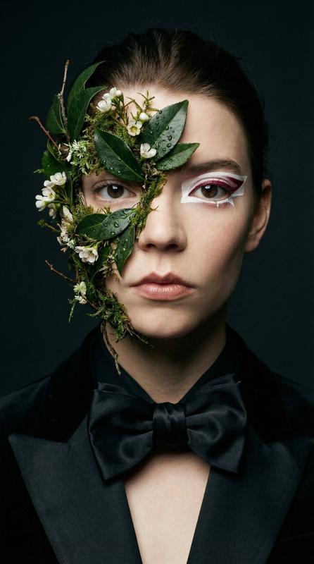 Surreal Chrysanthemum Makeup Avant-Garde Editorial Portrait