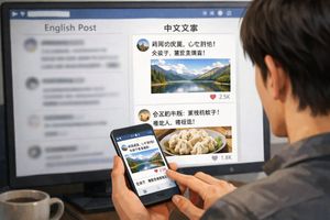 Dual-Screen Social Feed