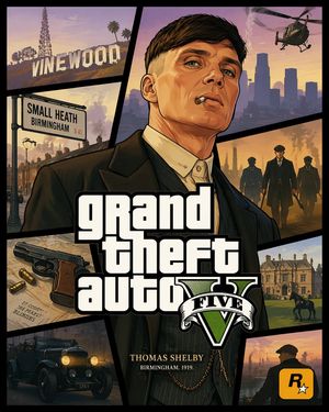 GTA V Style Cover Art