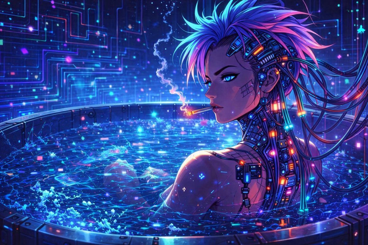 Neon Cyberpunk Tub